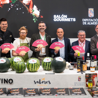 Tomate y sandía abren con fuerza la primera jornada de Sabores Almería en el Salón Gourmets