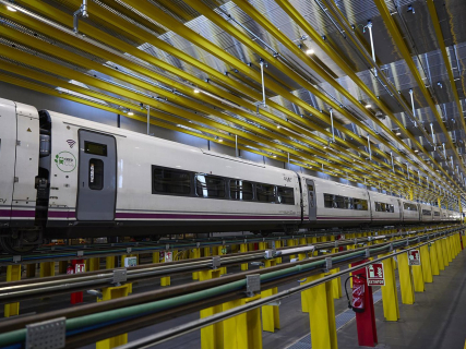 Jornada de puertas abiertas en el Taller de Alta Velocidad de Fuencarral Jesús Hellín - Europa Press