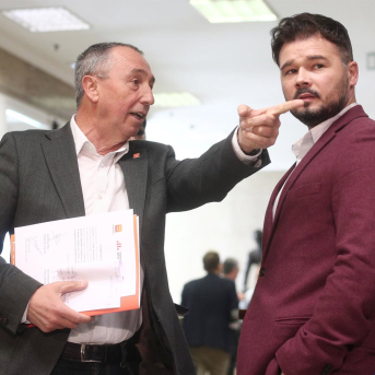 Ampliación | Baldoví ve perfecto un acto conjunto de Rufián y Oltra y admite que le convenció más el celebrado con Delgado que el de Montero