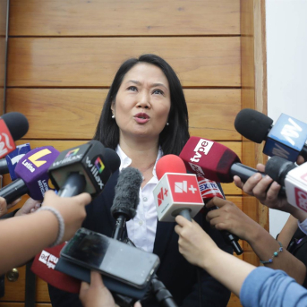 Keiko Fujimori, candidata presidencial. Europa Press/Contacto/El Comercio
