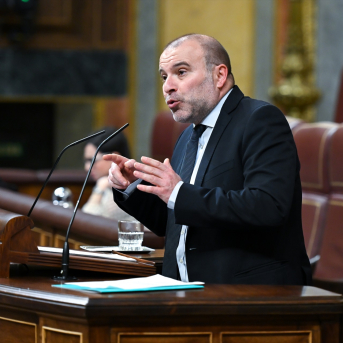 El diputado de Junts Josep Pagès i Massó interviene durante una sesión plenaria en el Congreso (Archivo) | Gustavo Valiente El diputado de Junts Josep Pagès i Massó interviene durante una sesión plenaria en el Congreso (Archivo) | Gustavo Valiente