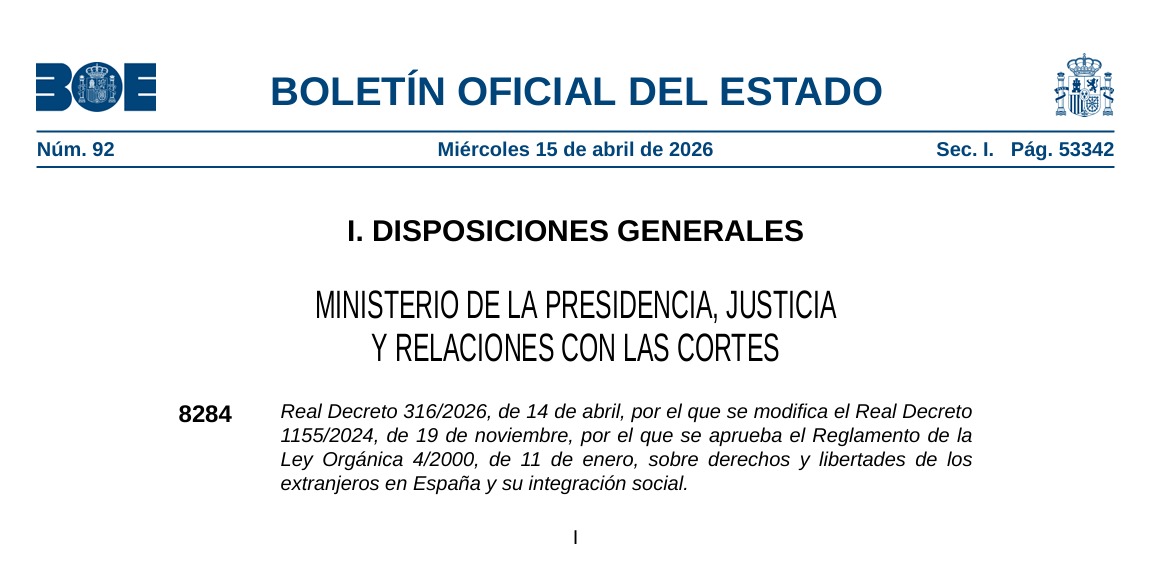 BOE 15 de abril de 2026