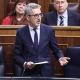 El ministro de Hacienda, Arcadi España, durante la sesión de control al Gobierno en el Pleno del Congreso de este miércoles, 15 de abril Eduardo Parra - Europa Press