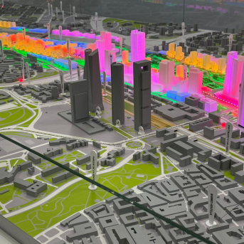 Maqueta de Madrid Nuevo Norte EUROPA PRESS