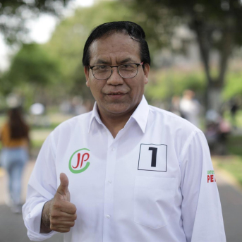 The presidential candidate of Juntos por el Perú, Roberto Sánchez. Europa Press/Contacto/El Comercio