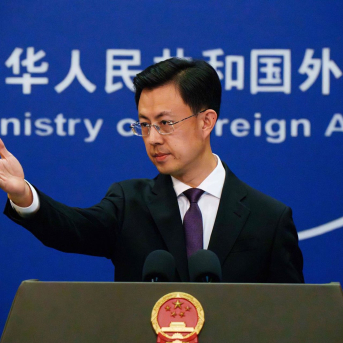 El portavoz de Exteriores de China, Guo Jiakun.  Europa Press/Contacto/Artyom Ivanov