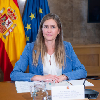 La vicepresidenta y ministra para la Transición Ecológica y el Reto Demográfico, Sara Aagesen Gustavo Valiente - Europa Press