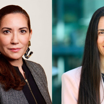 Imagen de Yésica Hernández-Brichis y Ana Pérez Fernández. ASTRAZENECA