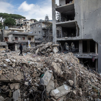 Edificios destrozados tras los ataques perpetrados por Israel el pasado miércoles en Líbano Europa Press/Contacto/SOPA Images