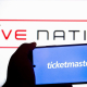 Logos de Live Nation (en el fondo) y Ticketmaster (al frente) Europa Press/Contacto/Avishek Das