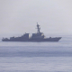 Un destructor de la Armada de Estados Unidos desplegado en la misión de bloqueo del estrecho de Ormuz emprendida por Washington CENTCOM EN X