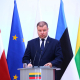 El ex-primer ministro de Lituania, Saulius Skvernelis, en una rueda de prensa conjunta de los estados bálticos en Varsovia en septiembre de 2025 Europa Press/Contacto/Jakob Ratz