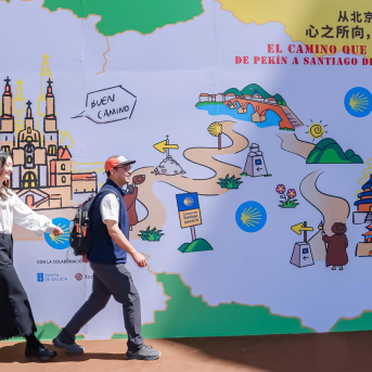 El Camino de Santiago se presenta en China de la mano de Turespaña. TURESPAÑA