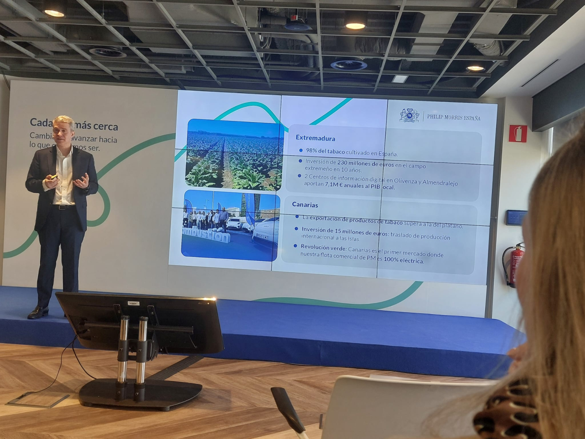 Daniel Cuevas, director general de Philip Morris. Foto: Demócrata. 