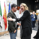 La presidenta de la Junta de Extremadura en funciones, María Guardiola. DOP Cereza del Jerte