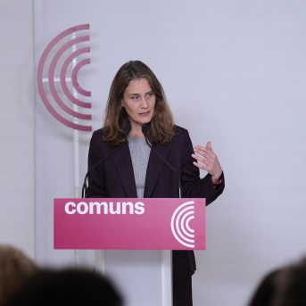 La presidenta de los Comuns en el Parlament, Jéssica Albiach David Zorrakino - Europa Press