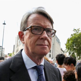 Lord Peter Mandelson, ex embajador de Reino Unido en Estados Unidos Europa Press/Contacto/Dinendra Haria