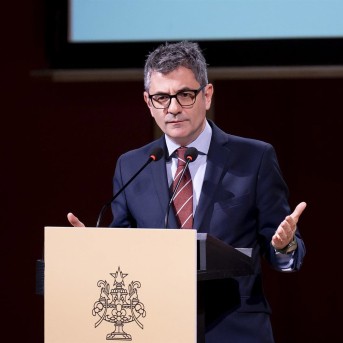 El ministro de la Presidencia, Justicia y Relaciones con las Cortes, Félix Bolaños, en el Centro de Investigaciones Sociológicas, a 24 de marzo de 2026, en Madrid (España). Alberto Ortega - Europa Press