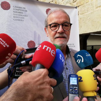 El presidente de Comptos defiende que no hay indicios de delito ni responsabilidad contable en las obras de Belate