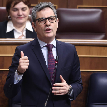 El ministro de la Presidencia, Félix Bolaños, durante un pleno en el Congreso de los Diputados, a 15 de abril de 2026, en Madrid (España).  Eduardo Parra - Europa Press
