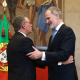 El Rey Felipe VI saluda al nuevo presidente de Portugal, José Seguro, tras asumir el cargo el 9 de marzo de 2026 CASA S. M. EL REY