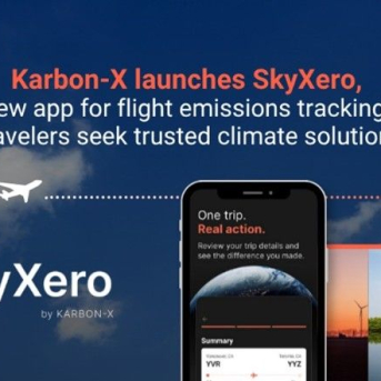 Karbon-X lanza SkyXero, una nueva aplicación para el seguimiento de emisiones de vuelos