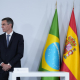 El presidente del Gobierno, Pedro Sánchez, durante la celebración de la I Cumbre España-Brasil, a 17 de abril de 2026, en Barcelona, Catalunya (España).  David Zorrakino - Europa Press