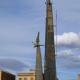 El monolito conmemorativo de la Batalla del Ebro, inaugurado por el dictador Francisco Franco en 1966 GENERALITAT