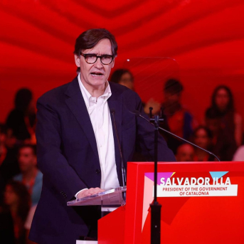 Illa en su intervención este sábado en la segunda jornada de la Global Progressive Mobilisation KIKE RINCÓN - EUROPA PRESS