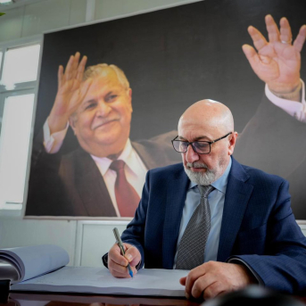 El presidente de Irak, Nizar Amedi  Europa Press/Contacto/Iraqi Presidency Office  apa