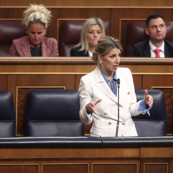 La vicepresidenta segunda y ministra de Trabajo y Economía Social, Yolanda Díaz Eduardo Parra - Europa Press