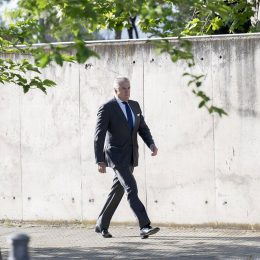 El extesorero del PP, Luis Bárcenas, a su llegada a la Audiencia Nacional, a 20 de abril de 2026, en San Fernando, Madrid (España).  Alberto Ortega - Europa Press