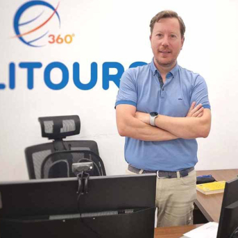 El consejero delegado de Politours, Luis Resino. POLITOURS