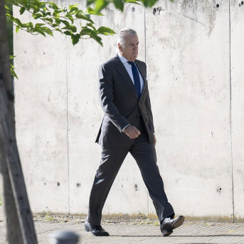 El extesorero del PP, Luis Bárcenas, a su llegada a la Audiencia Nacional, a 20 de abril de 2026, en San Fernando, Madrid (España). Alberto Ortega - Europa Press