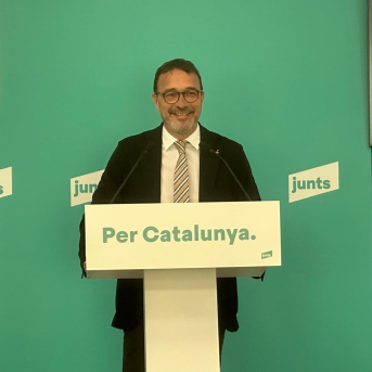 El portavoz de Junts, Josep Rius EUROPA PRESS
