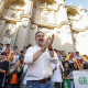 El presidente nacional de Vox, Santiago Abascal, interviene en la granadina Plaza de las Pasiegas Álex Cámara - Europa Press