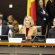 La Alta Representante de la UE, Kaja Kallas, en la reunión de la Alianza Global para la Implementación de la Solución de Dos Estados. LUKASZ KOBUS
