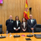 Izda a dcha, Ángel Sánchez (AEPNAA), Cristina Ortega (SEICAP), María José Torres (EAACI) e Ignacio Ávila (SEAIC) 