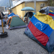 Campamento instalado por madres y familiares de presos políticos en Venezuela, quienes desde el 8 de enero duermen en tiendas de campaña y sobre colchones a la espera de que sus seres queridos salgan en libertad Europa Press/Contacto/Jimmy Villalta