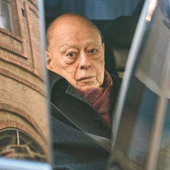 El expresidente de la Generalitat Jordi Pujol a su llegada al funeral del empresario Carles Vilarrubí, en la parroquia Sant Gervasi, a 30 de diciembre de 2025, en Barcelona, Catalunya (España). Alberto Paredes - Europa Press