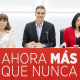 El presidene del Gobierno y secretario general del PSOE, Pedro Sánchez, junto a la presidenta del partido, Cristina Narbona y la secretaria de Organización, Rebeca Torró, en la reunión de la Ejecutiva Federal. EVA ERCOLANESE
