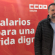El secretario general de CCOO de Asturias, José Manuel Zapico. EUROPA PRESS