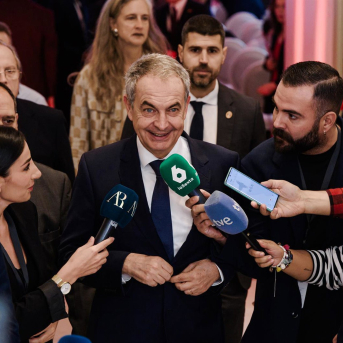 El expresidente del Gobierno José Luis Rodríguez Zapatero. Carlos Luján - Europa Press