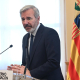 El presidente en funciones del Gobierno de Aragón, Jorge Azcón, durante una rueda de prensa, en el Edificio Pignatelli, a 25 de marzo de 2026, en Madrid (España).   Ramón Comet - Europa Press