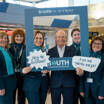 South, compañía de handling de IAG, estrena sus nueva uniformidad en 36 aeropuertos. SOUTH