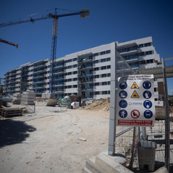 Edificios de vivienda en construcción.  Eduardo Parra - Europa Press