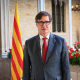 El presidente de la Generalitat, Salvador Illa, durante la declaración institucional por la Diada de Sant Jordi GENERALITAT