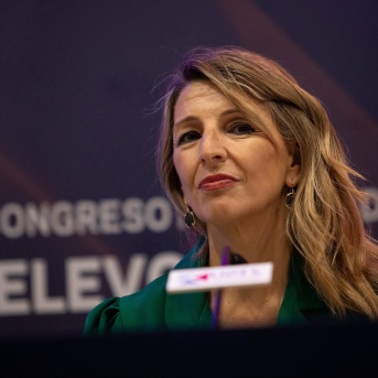 La  vicepresidenta segunda del Gobierno y ministra de Trabajo y Economía Social, Yolanda Díaz Adrián Irago - Europa Press