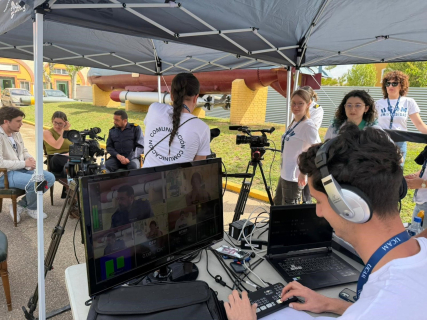 Estudiantes durante la realización del ejercicio 'Cartago 26' UCAM