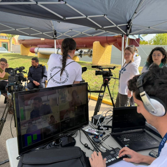 Estudiantes durante la realización del ejercicio 'Cartago 26' UCAM